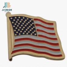 Regalo de la promoción Artesanía de metal Recuerdo personalizado EE.UU. Bandera Solapa Pin Insignia